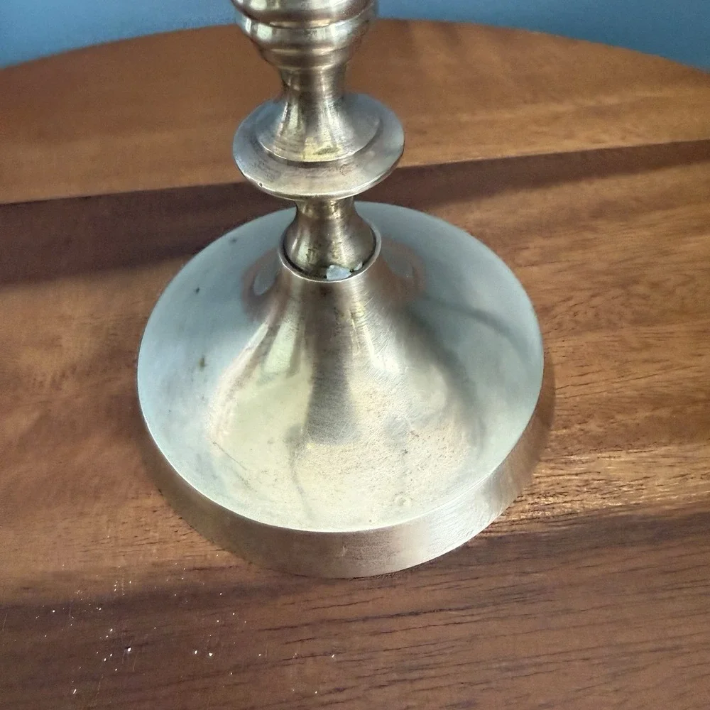 Vintage Brass 5 Arm Candelabra Candle Holder 8
